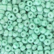 Seed beads 8/0 (3mm) Lucite green